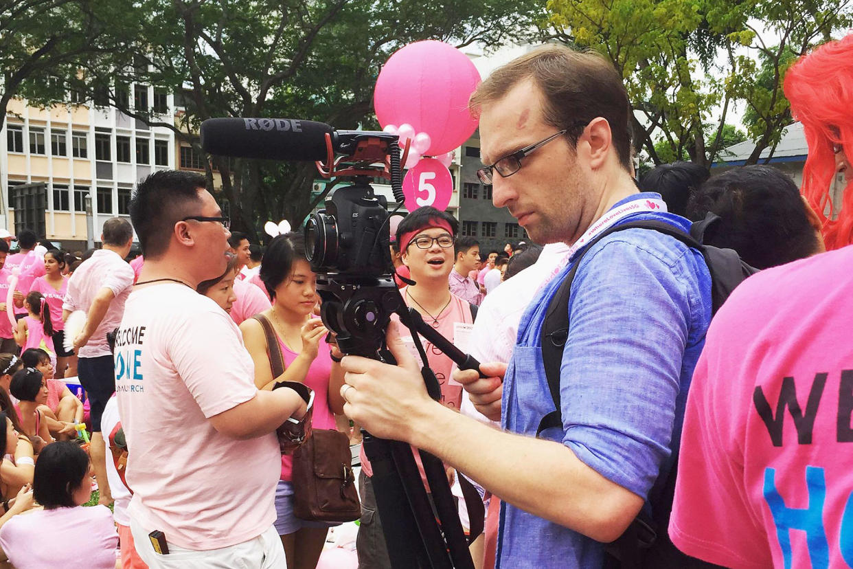 Calum Stuart's 25-minute documentary, "An Online Citizen", will be premiering at the Freedom Film Fest 2019 in Kuala Lumpur on Saturday (28 September). (Photo courtesy of Calum Stuart)