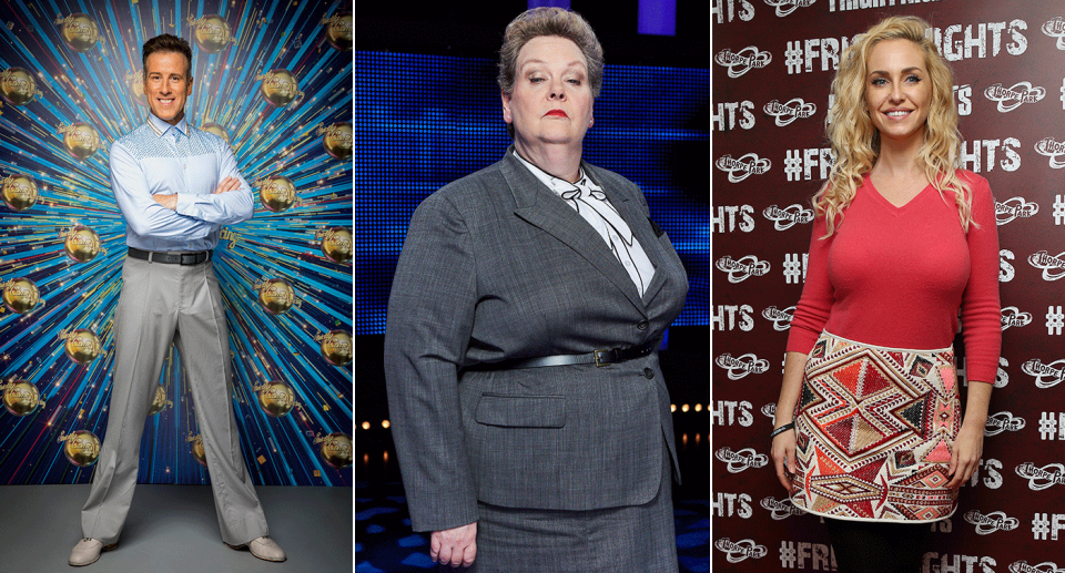 Anton Du Beke, Anne Hegerty and Josie Gibson will take part in Cooking With The Stars. (Getty/ITV/Getty)