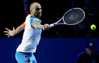 Tennis - ATP 500 - Basel Open - St. Jakobshalle, Basel, Switzerland - October 27, 2018 Romania's Marius Copil in action during his semi final match against Germany's Alexander Zverev REUTERS/Moritz Hager