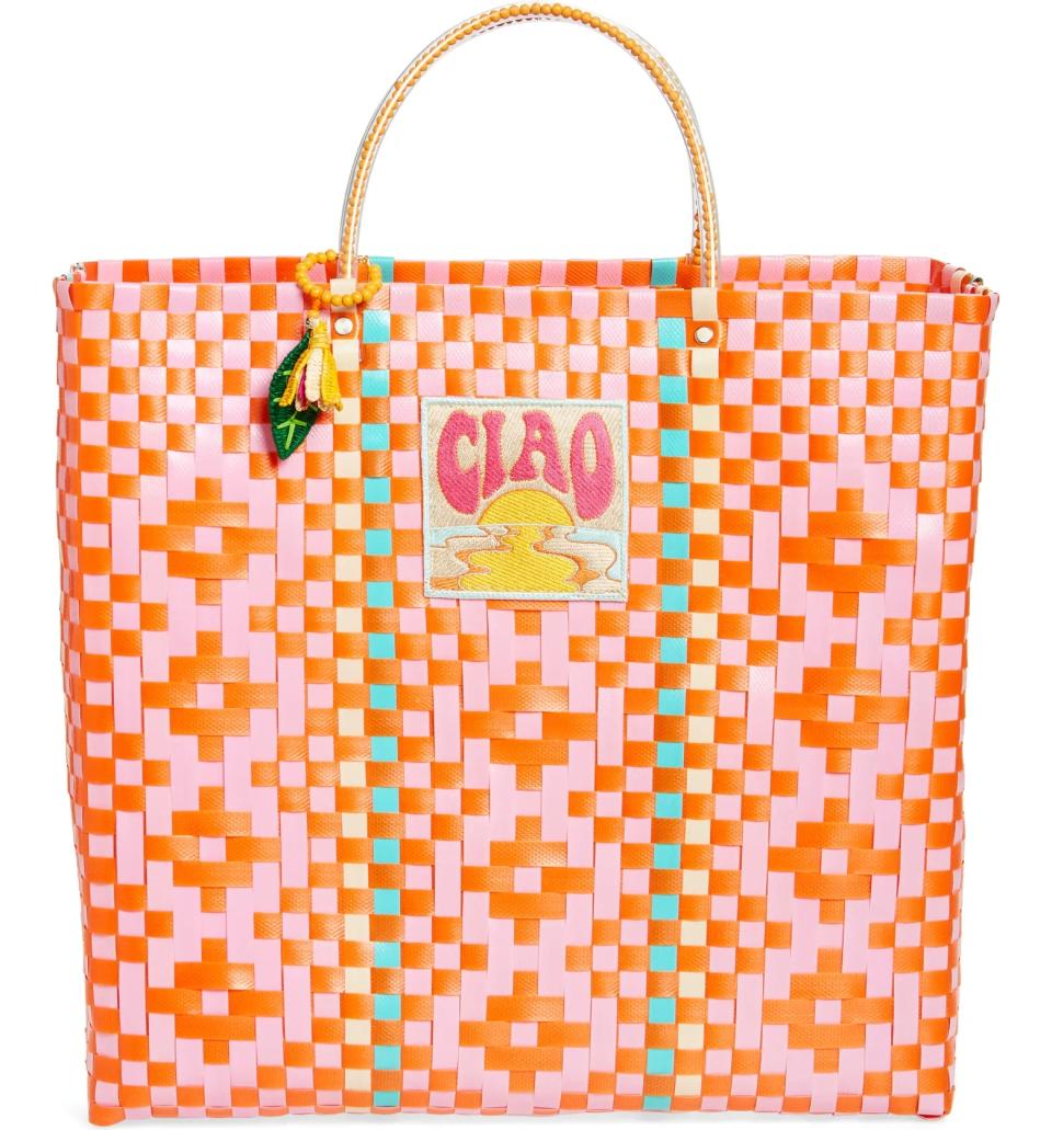 woven tote bag