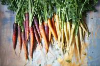 <p>Carrots grow best in full sun and well-drained soil, with many being ready to harvest after 70 to 80 days. With <a href="https://www.dailymail.co.uk/health/article-5625593/Tucking-raw-carrots-ward-depression.html" rel="nofollow noopener" target="_blank" data-ylk="slk:previous research;elm:context_link;itc:0;sec:content-canvas" class="link ">previous research</a> discovering that tucking into raw carrots can help ward off depression, now is the perfect time to grow your own. </p><p><a class="link " href="https://www.waitrosegarden.com/plants/_/carrot-mixed/classid.2000023950/" rel="nofollow noopener" target="_blank" data-ylk="slk:BUY NOW VIA WAITROSE GARDEN;elm:context_link;itc:0;sec:content-canvas">BUY NOW VIA WAITROSE GARDEN</a></p>