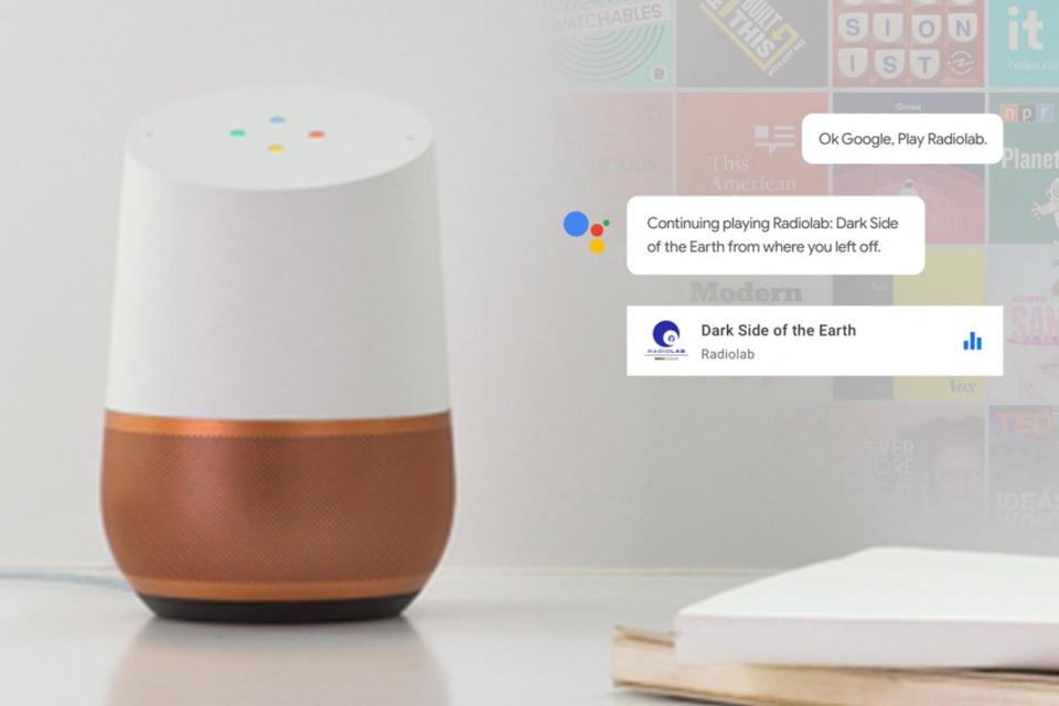 You can now listen to podcasts on the Google Home (Google)