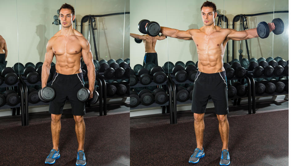 Dumbbell lateral raise