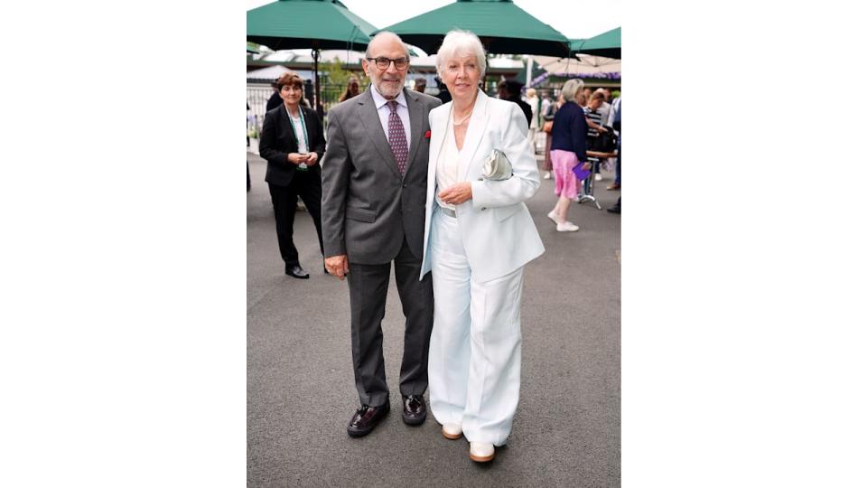 Sir David Suchet and Sheila Ferris