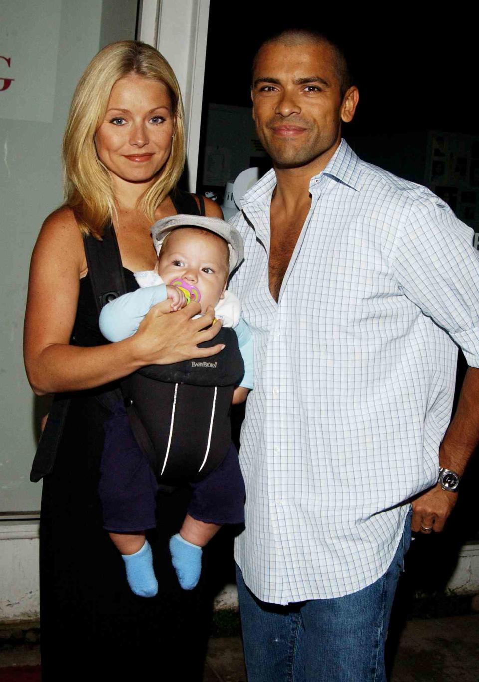 Kelly Ripa, Mark Consuelos and son Joaquin