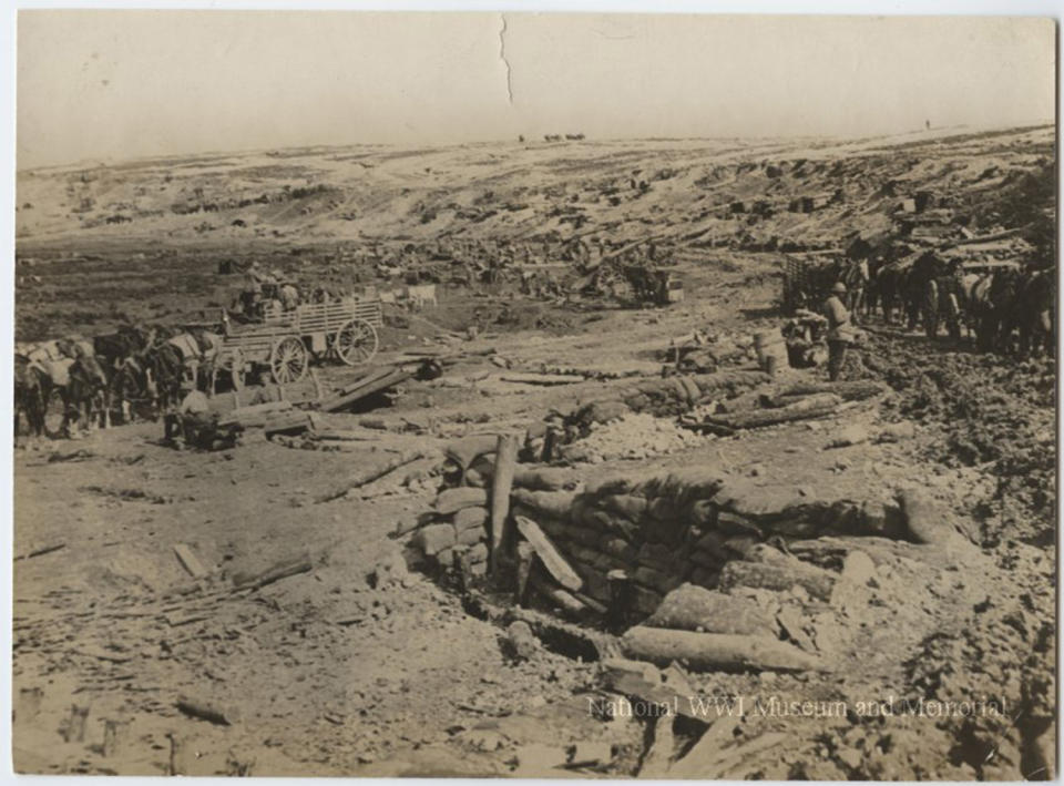 The “Ravine of Pestilence,” as it was called by the Germans, after it was recaptured by the French during the Battle of the Somme.