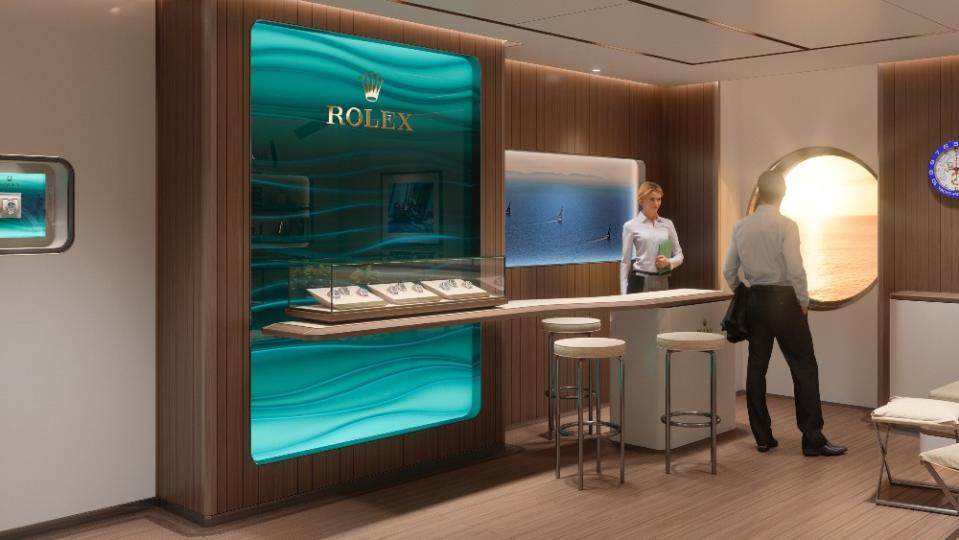 The world's first Rolex boutique at sea aboard MSC's EXPLORA I