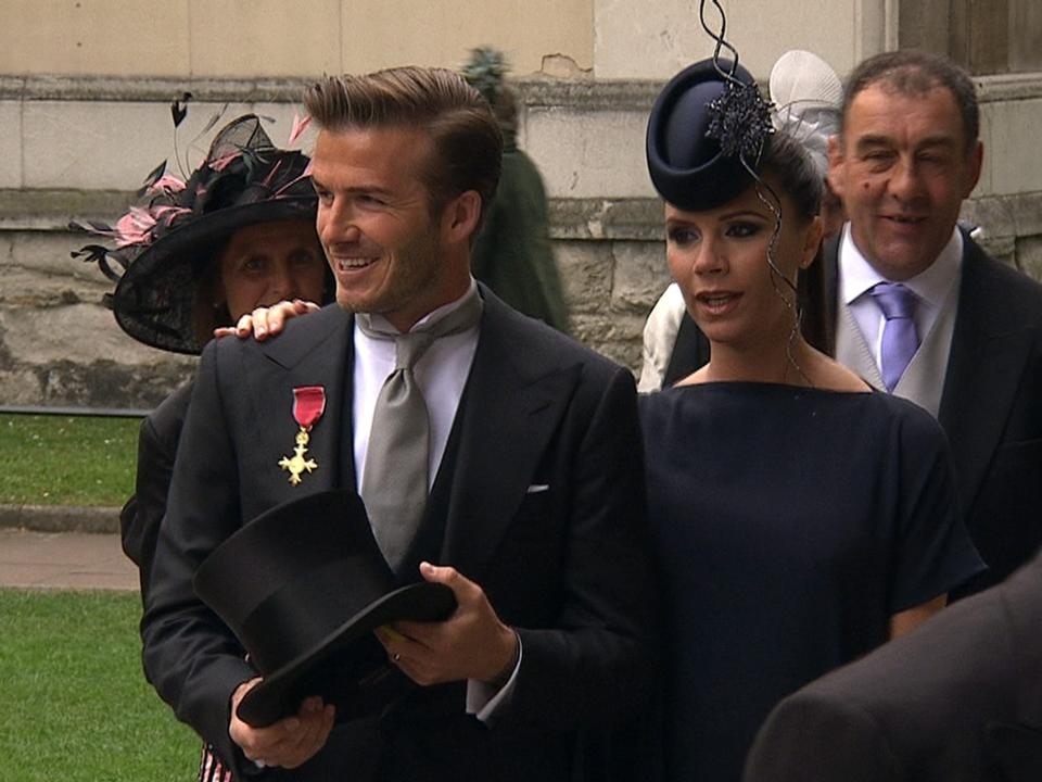 david beckham royal wedding guests