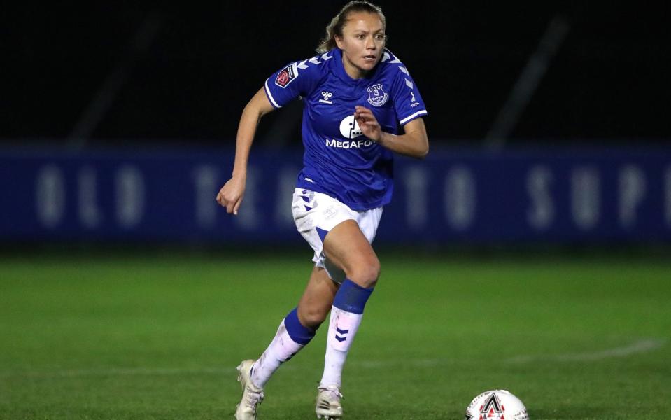 Claire Emslie of Everton Women during the Barclays FA Women's Super League match between Everton Women and Reading Women - Getty Images