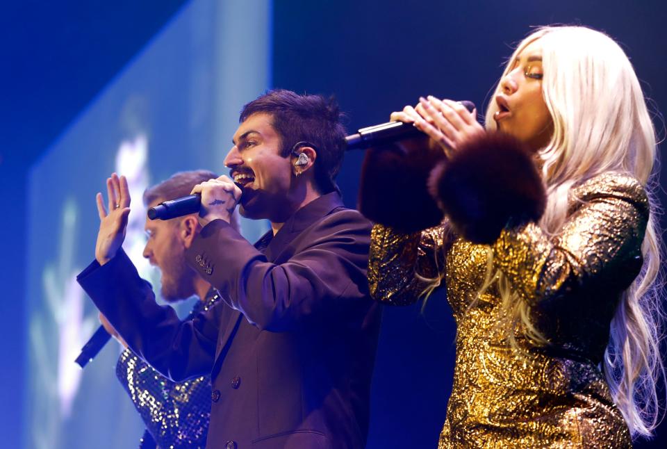 Pentatonix performs their Christmas Spectacular at the Resch Center on Nov. 29, 2022, in Ashwaubenon, Wis.