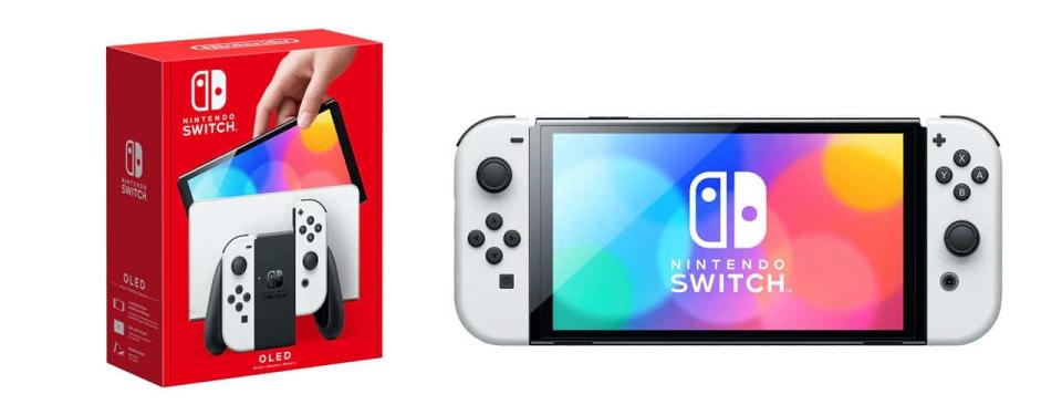 White Nintendo Switch OLED