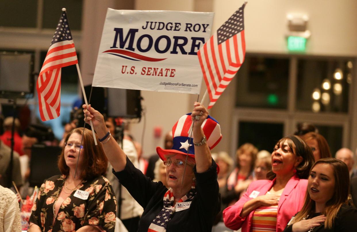 Nine women have accused Roy Moore of sexual misconduct. Some of Moore's supporters say those women are being paid to lie. (Photo: Marvin Gentry / Reuters)