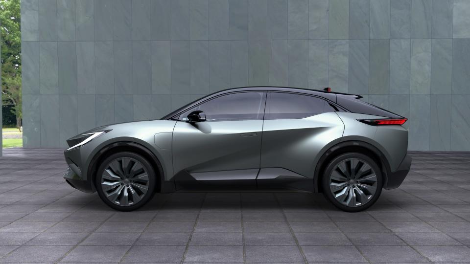 The Toyota bZ Compact electric SUV concept will be at the Los Angeles auto show Nov. 18-27