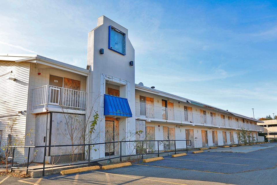 The former Motel 6 on Union Street in Braintree.