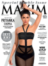 <p>Indian actress Priyanka Chopra starred on <i>Maxim India</i>‘s June/July cover – without any armpits. Her underarms were completely smooth, causing the actress to post a more realistic “pit-stopping” photo on Twitter. <i>[Photo: Instagram/maxim.india]</i> </p>