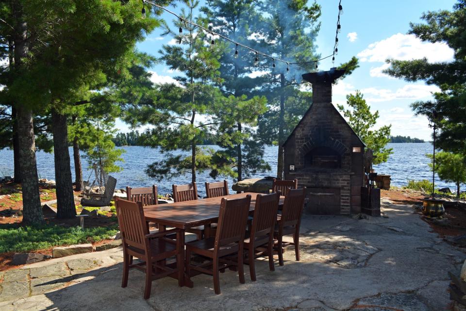 Backyard on Rainy Lake Island