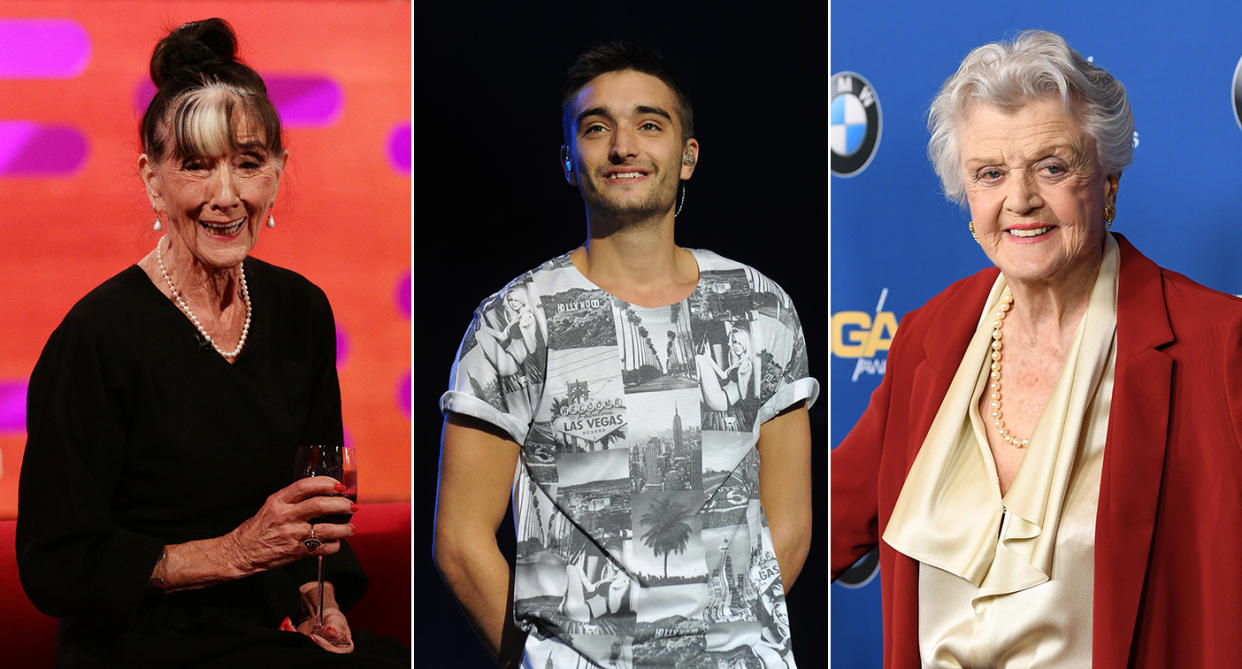 June Brown, Tom Parker and Angela Lansbury all passed away in 2022. (PA/Getty)