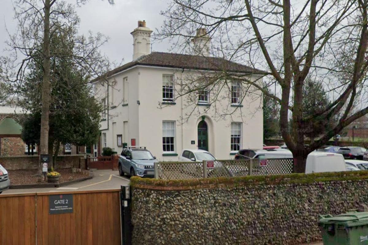 The former headteacher of Fairstead House School in Newmarket prep school has been accused of drinking on the school premises <i>(Image: Google maps)</i>