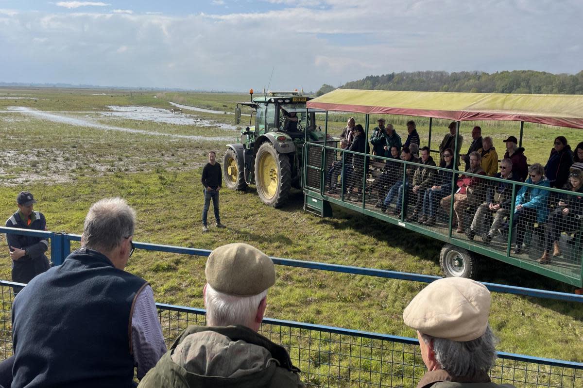 A 45-strong party visited the 5,000-acre Somerleyton estate, near Lowestoft, on the Royal Norfolk Agricultural Association’s spring tour <i>(Image: RNAA)</i>