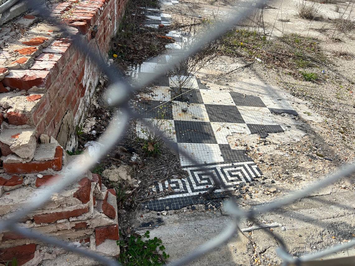 The site of the 2019 Durham gas explosion on North Duke Street (as shown in photo) is now a vacant lot.