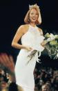 <p>In the mid-'90s, halter tops were one of the biggest trends out there. Shawntel Smith from Oklahoma chose the iconic style for the competition, and she took home the title in 1996. </p>