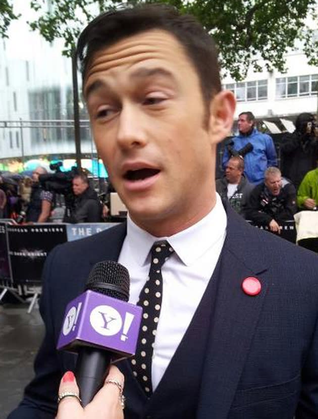 Celebrity photos: Joseph Gordon Levitt had to think hard about our ‘serious’ question.