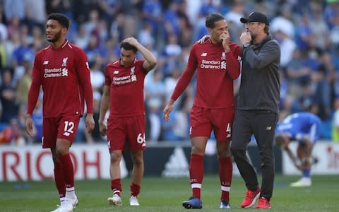 Klopp celebrates - Credit: REUTERS