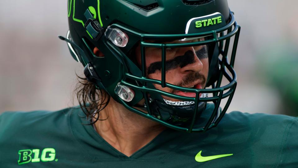 Former Michigan State linebacker Jeff Pietrowski entered the transfer portal on Jan. 6 and announced three days later he had committed to Wisconsin.