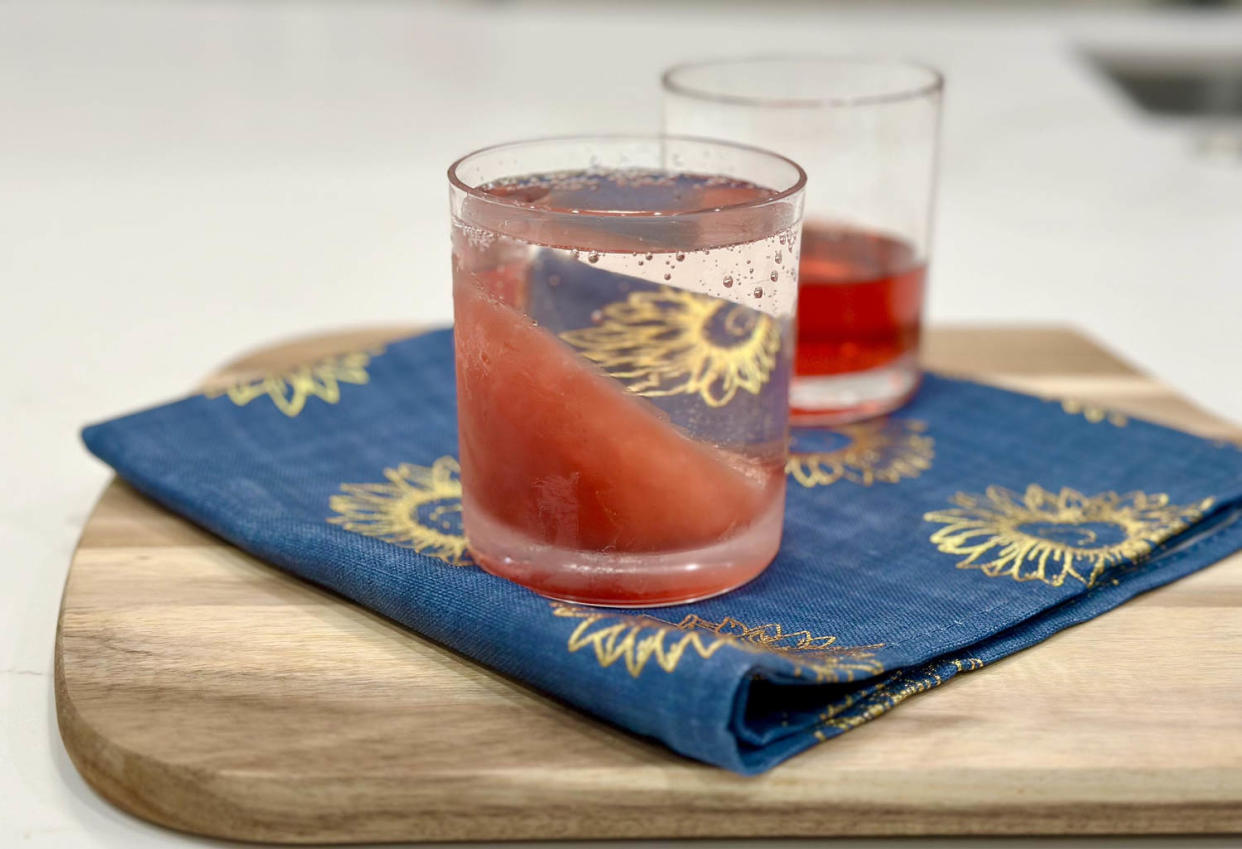 Titled Cranberry-Lime Mocktail (Joy Bauer)