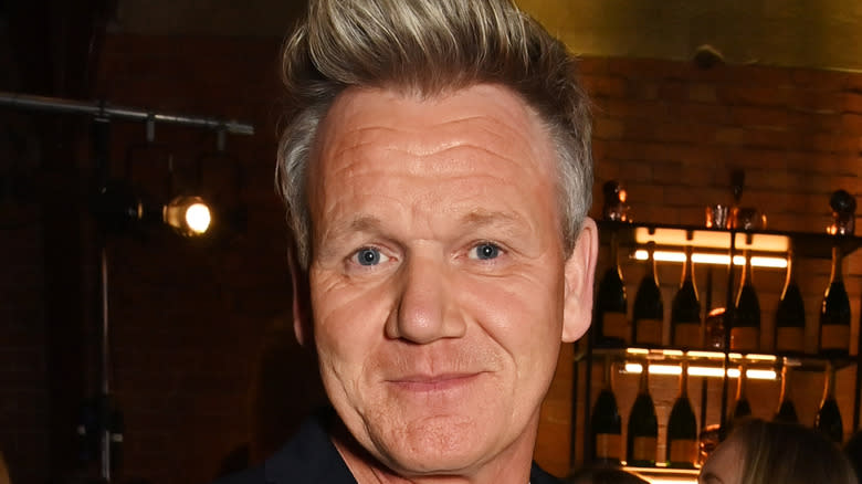 Gordon Ramsay posing for photo