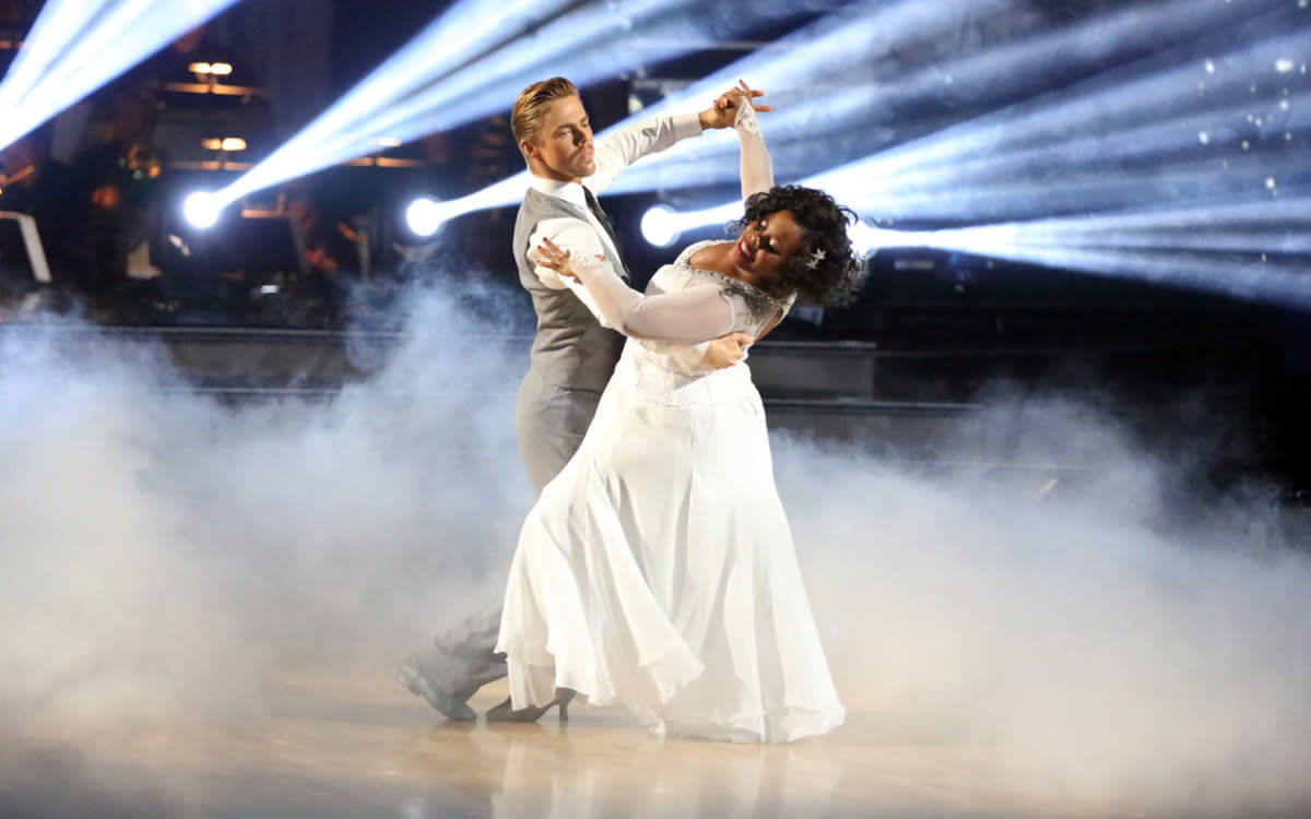 Amber Riley and Derek Hough <p>Courtesy ABC</p>
