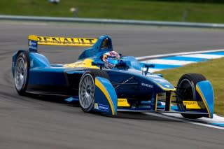 Formula E Championship first official test day, Donington Park