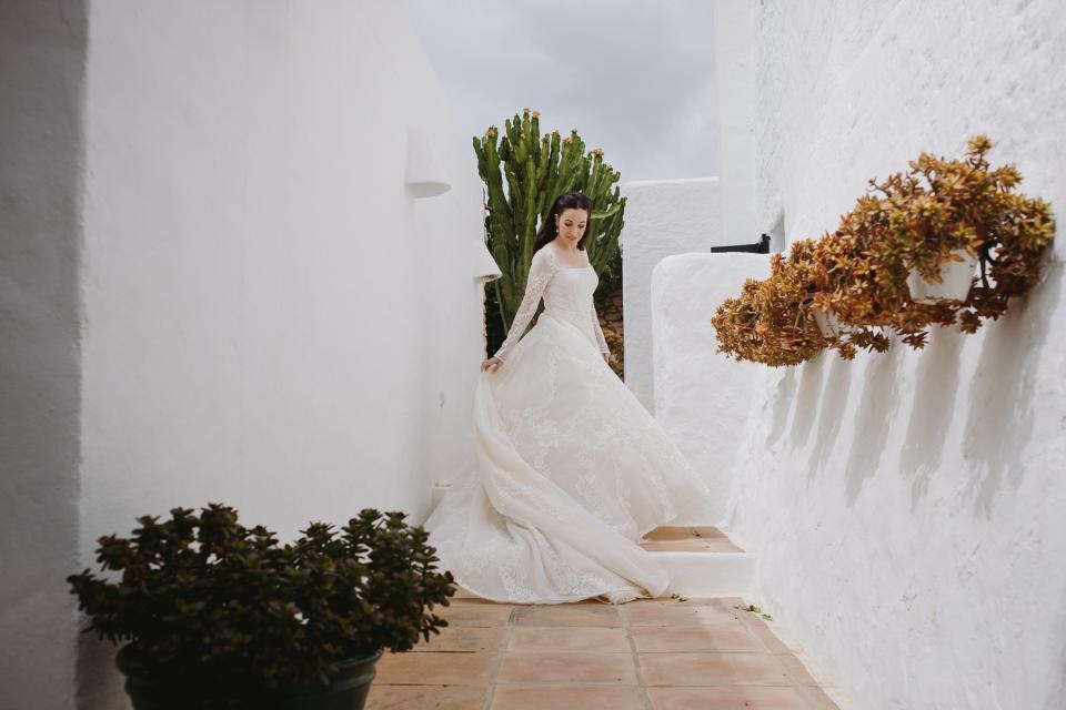 Paola Fendi Wore Dresses Designed by Kim Jones and Pierpaolo Piccioli During Her Wedding Weekend in Ibiza