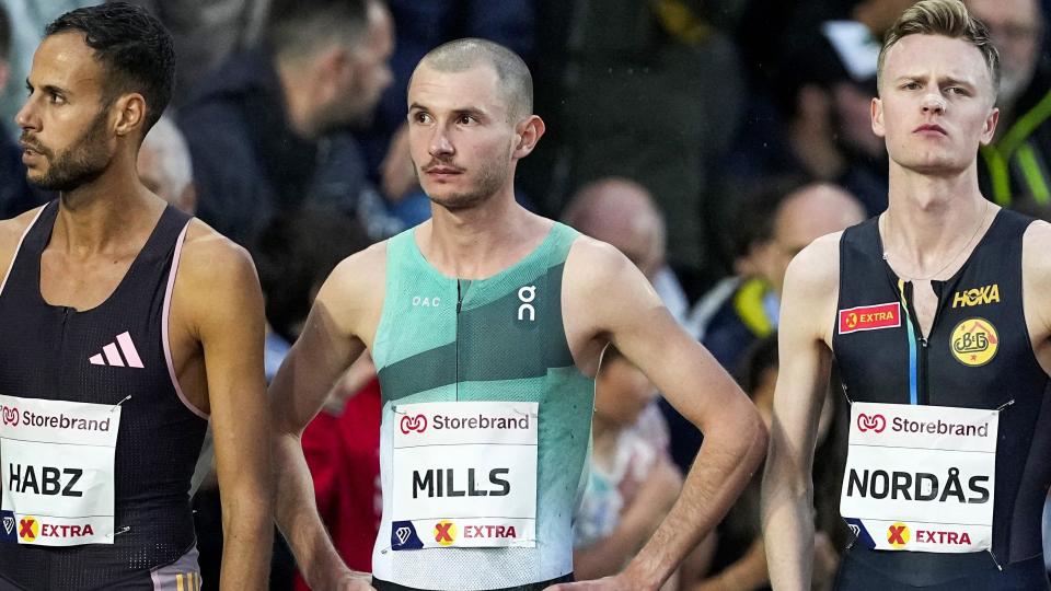 British athlete George Mills competing in the Diamond League