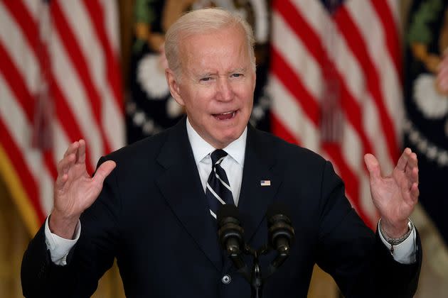 President Joe Biden delivers remarks about his proposed Build Back Better social spending bill in the East Room of the White House on Oct. 28, 2021. (Photo: Chip Somodevilla via Getty Images)