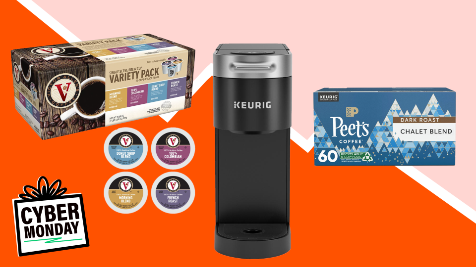 Save big this Cyber Monday on Keurig products and a variety of coffee pods.