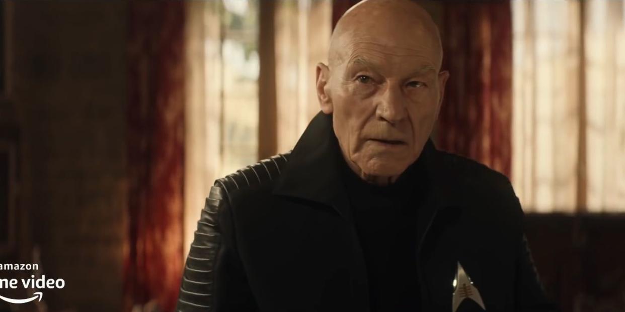 patrick stewart, star trek picard season 2 trailer