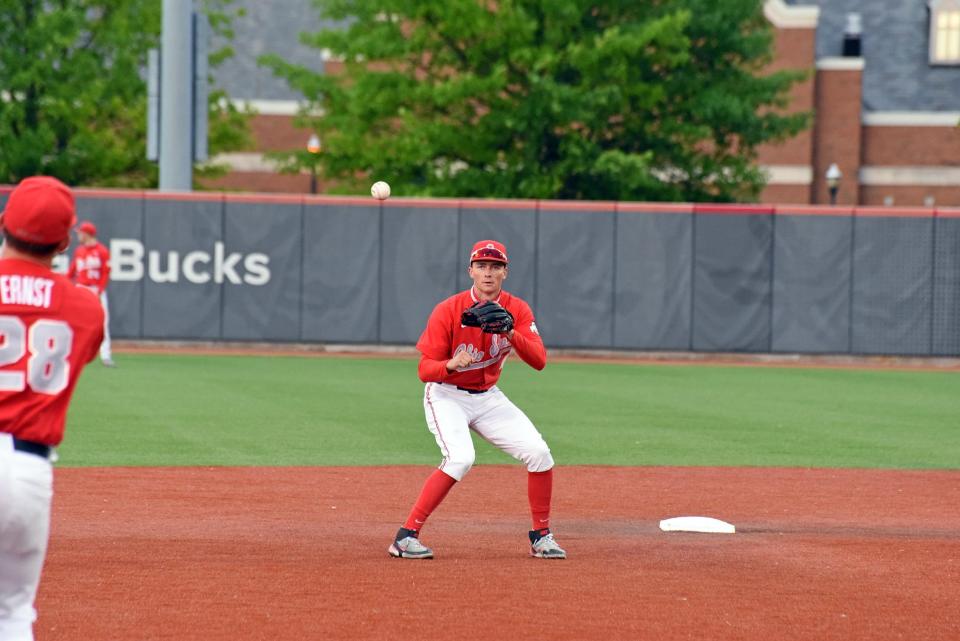 Ohio State shortstop Zach Dezenzo.