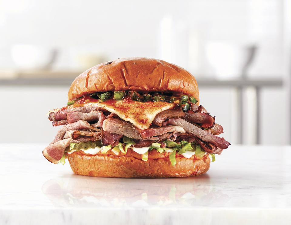 Arby's 'Diablo Dare' Sandwich: Smoked Brisket (Credit: Arby's)