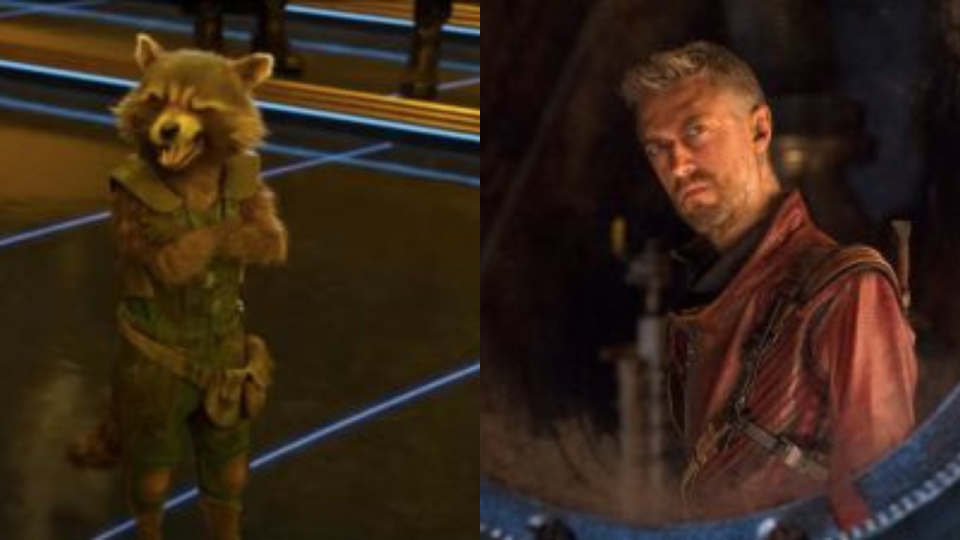 Sean Gunn as Rocket Raccoon and Kraglin in Guardians of the Galaxy