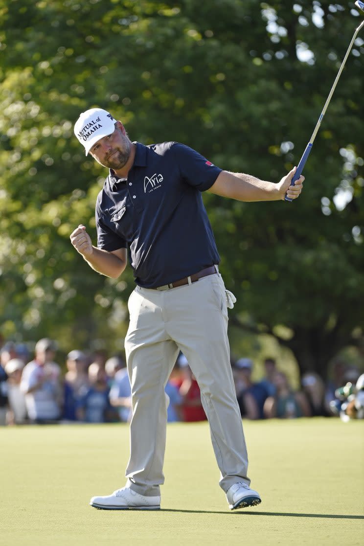 Ryan Moore gave it his all on Sunday at East Lake. (Getty Images)