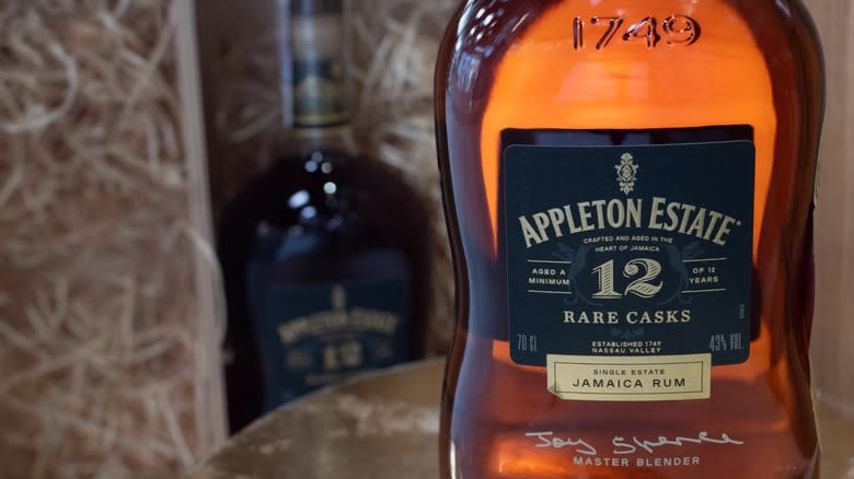 Appleton Estate rum bottles