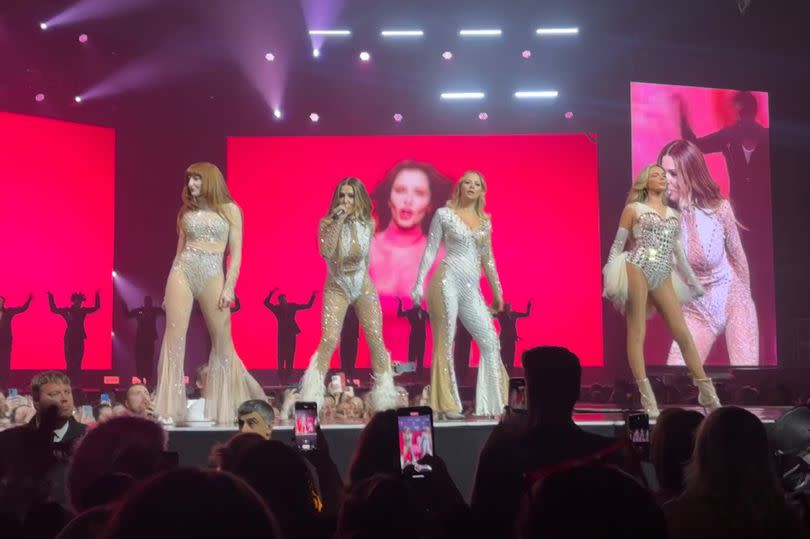 Girls Aloud on stage