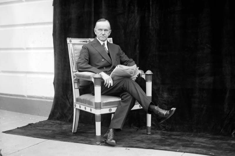 On January 5, 1933, former Calvin Coolidge died of coronary thrombosis at his Northampton, Mass., home at the age of 60. File Photo by Library of Congress/UPI