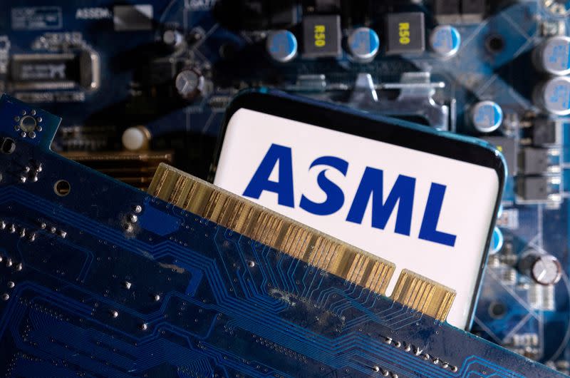 FILE PHOTO: Illustration shows ASML logo