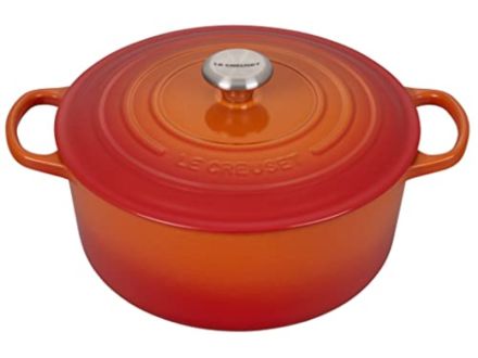 Crock-Pot 5 Quart Round Enamel Cast Iron Covered Dutch Oven Food Cooker,  Blue - Yahoo Shopping