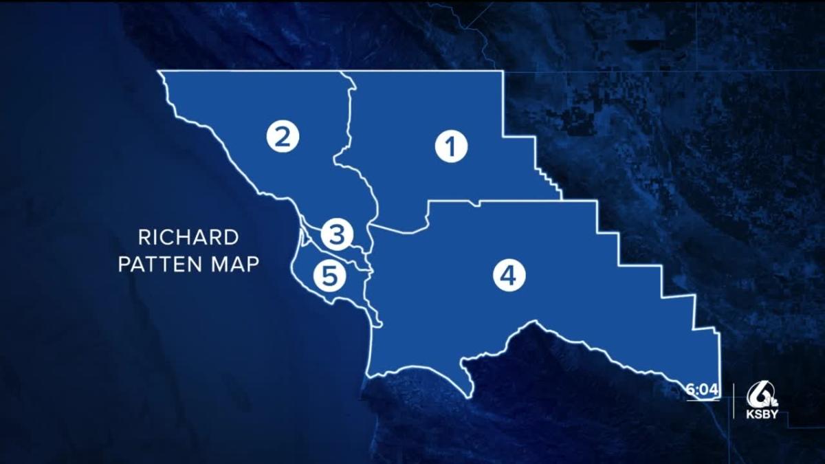 New SLO County supervisorial district map includes major changes