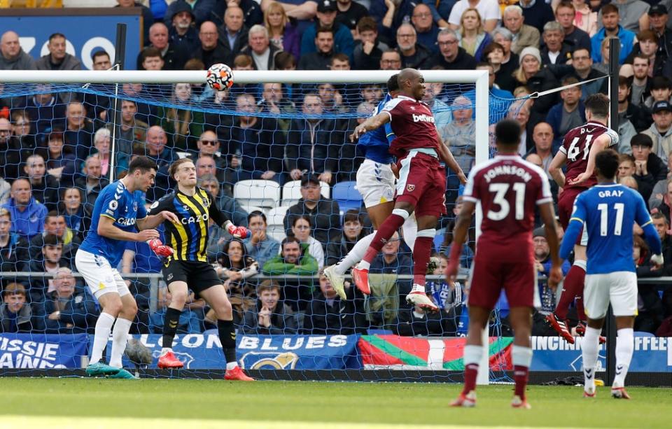 Angelo Ogbonna heads West Ham in front (Reuters)