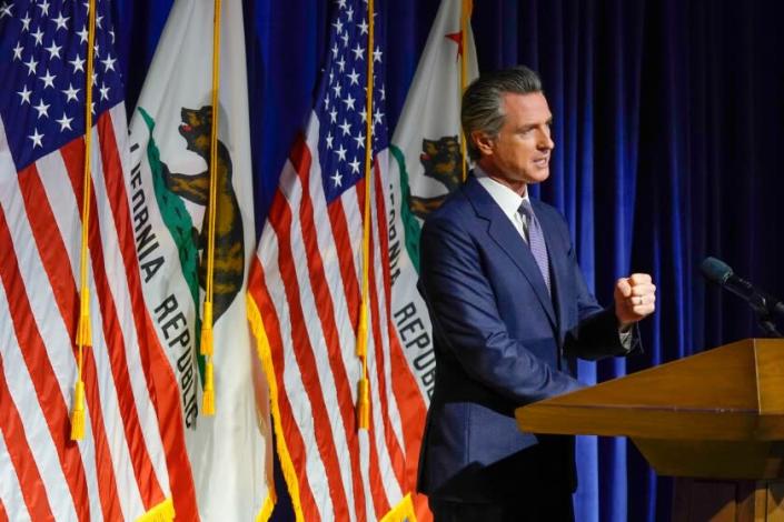 California Gov. Gavin Newsom unveils his proposed $286 billion 2022-2023 state budget