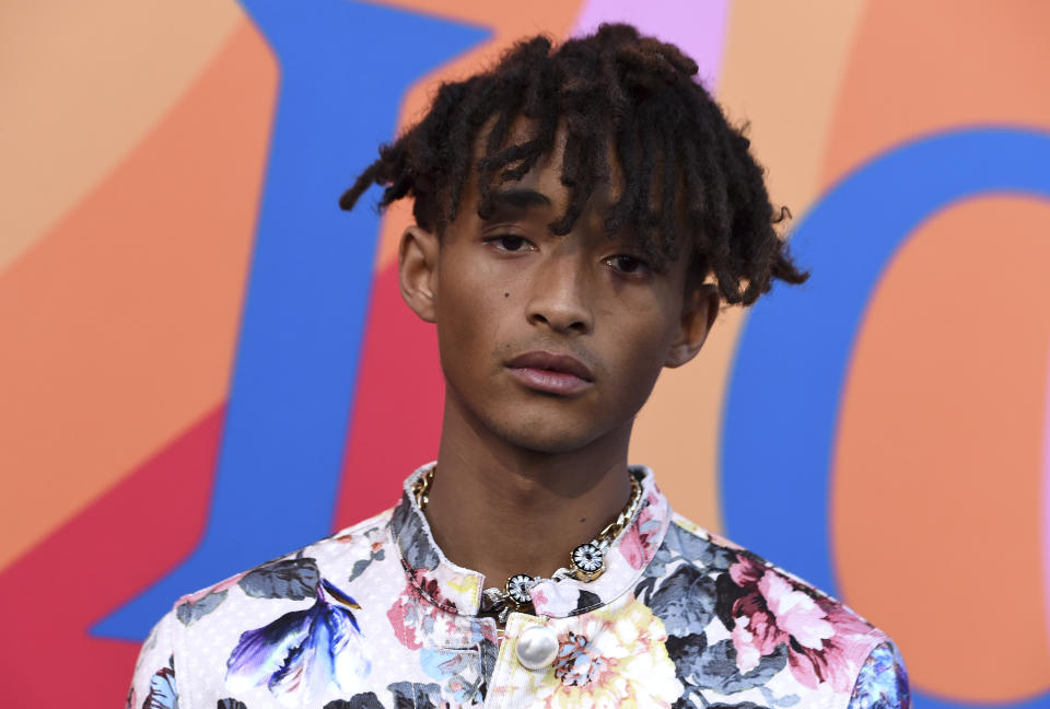 FILE - Jaden Smith arrives at Louis Vuitton's "200 Trunks, 200 Visionaries: The Exhibition," Thursday, July 28, 2022, at Louis Vuitton in Beverly Hills, Calif. Months after Colorado’s voters decided to join Oregon in decriminalizing psychedelic mushrooms, Denver will host a conference this week put on by a psychedelic advocacy group bringing together an unlikely cohort of speakers — including Rodgers, former Texas Gov. Rick Perry, and rapper Jaden Smith, the son of actor Will Smith. (Photo by Jordan Strauss/Invision/AP, File)